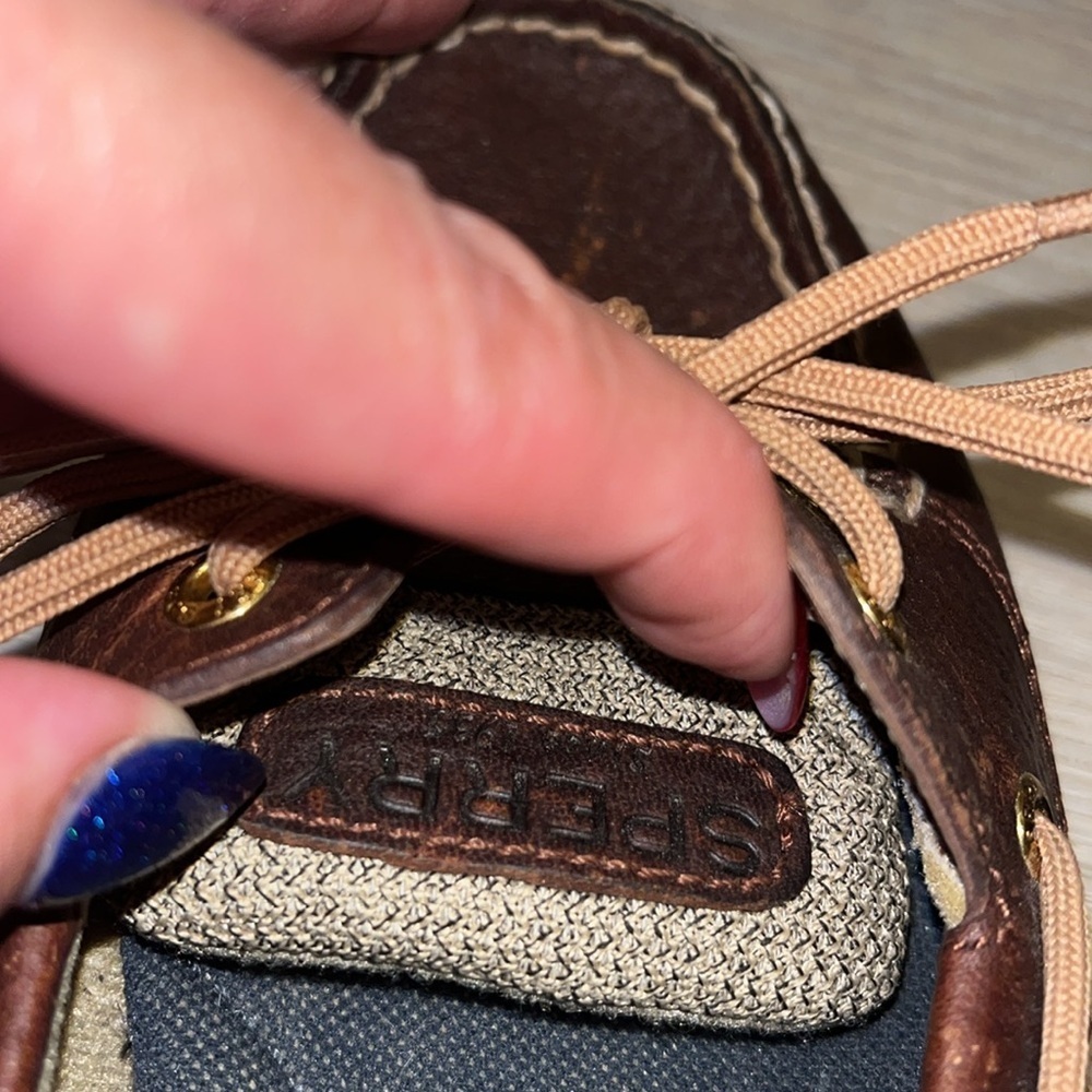 Sperry Original Yacht Boat shoes Laguna Slip on brown leather fisherman core 8 - Picture 9 of 11